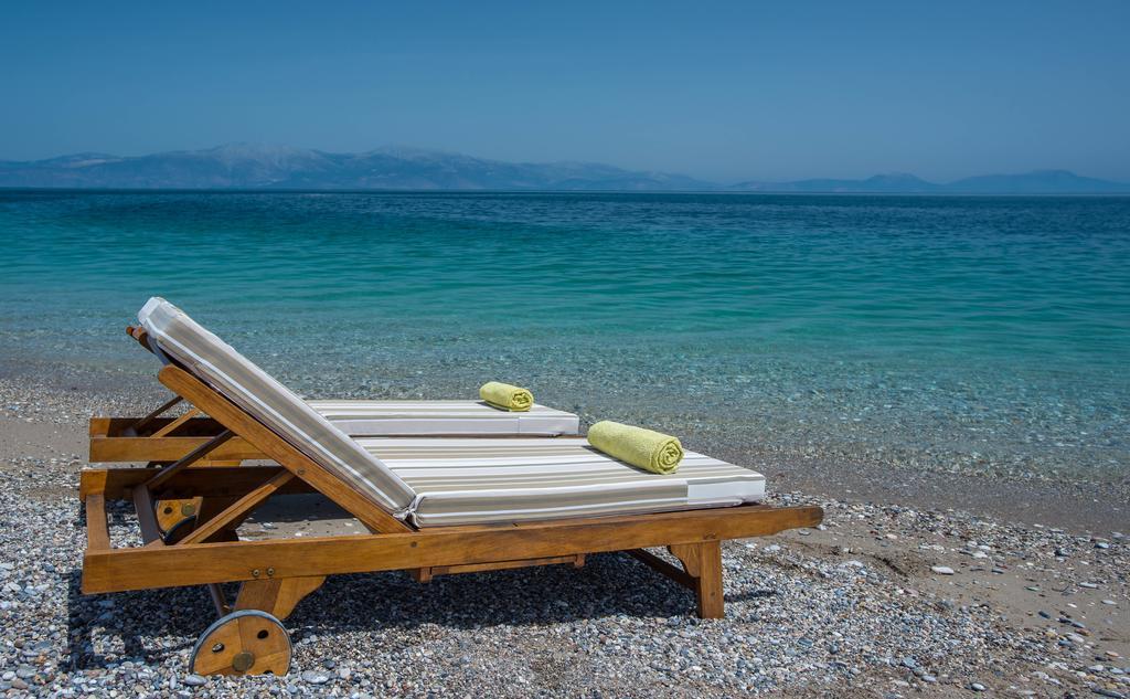 Diamante Beachfront Suites Xylokastro Dış mekan fotoğraf