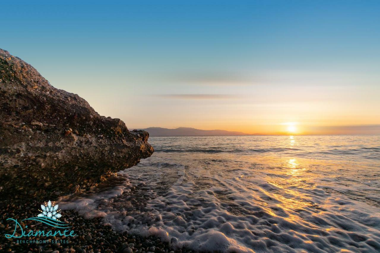 Diamante Beachfront Suites Xylokastro Dış mekan fotoğraf